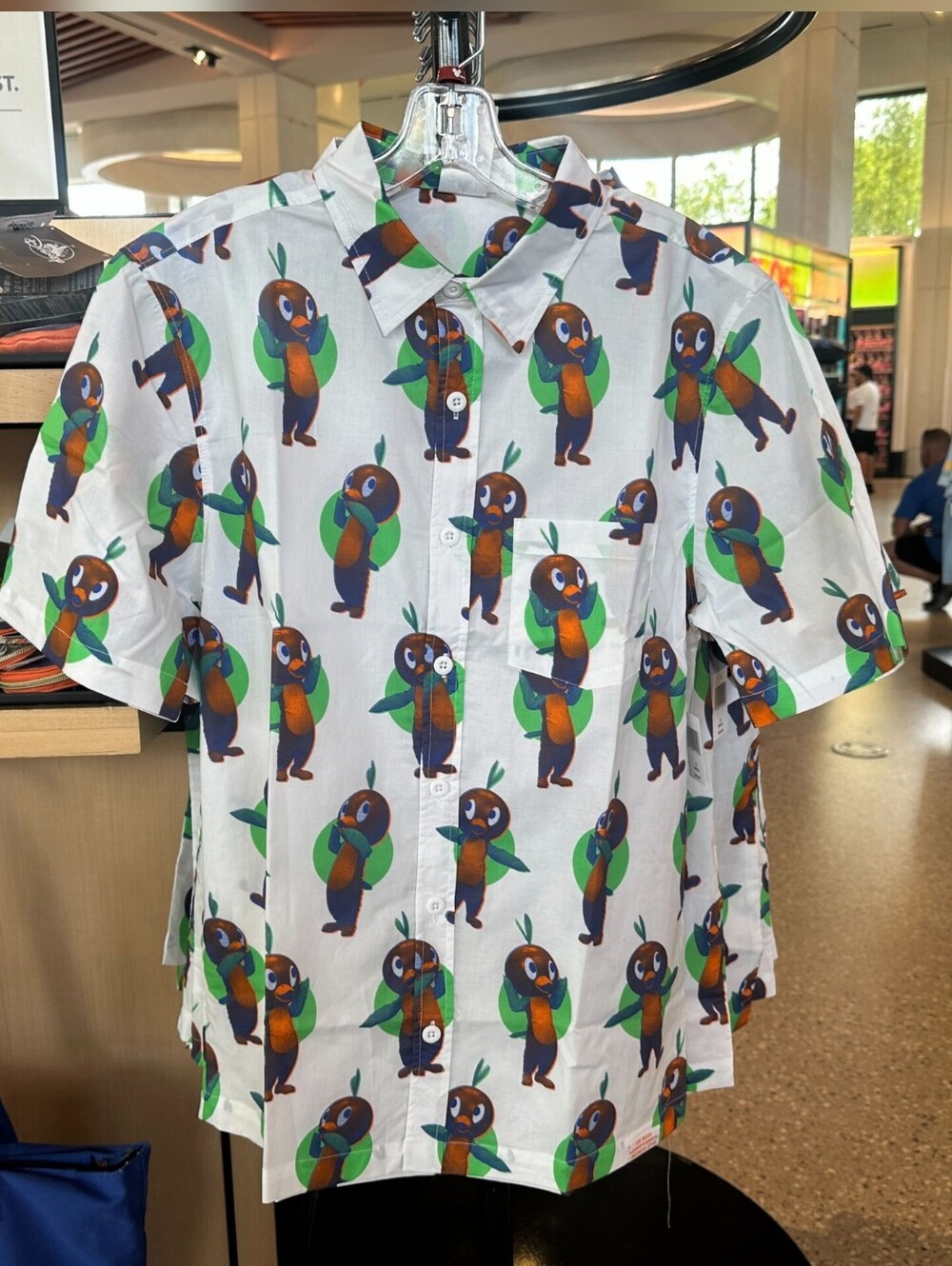 Disney Parks Orange Bird Button-Up 2XL